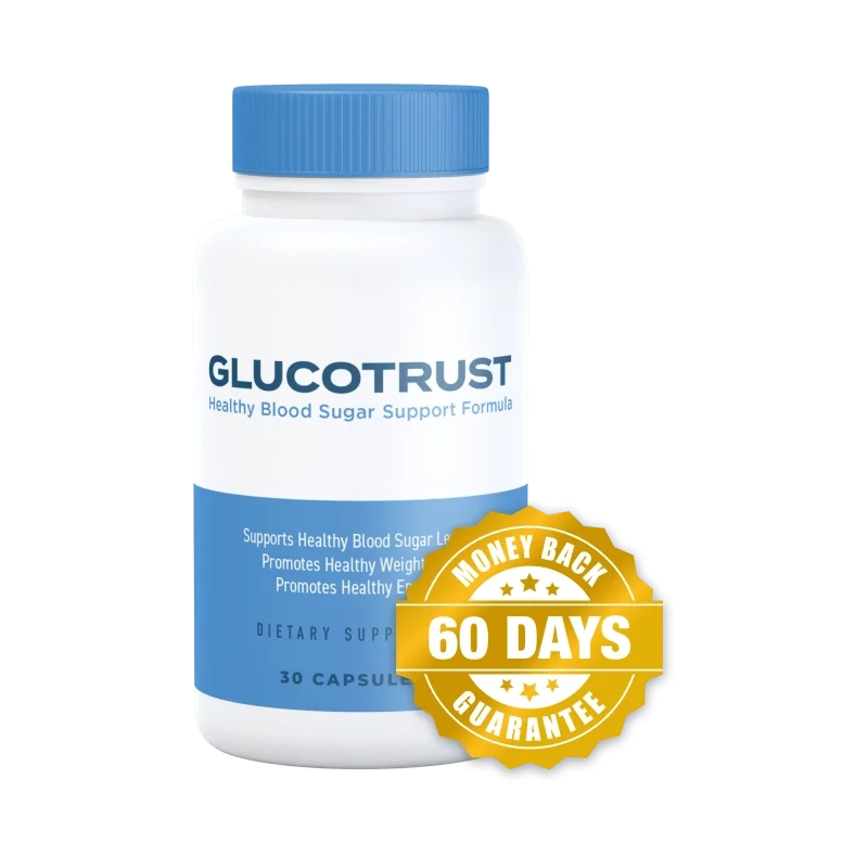 GlucoTrust Blood Sugar Supplement Bottle (1 Bottle / 30 Day Supply)