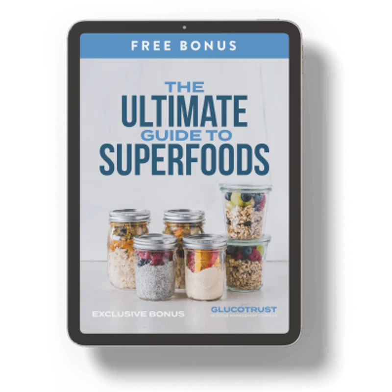 GlucoTrust Blood Sugar Supplement Bottle (Free Bonus #2)